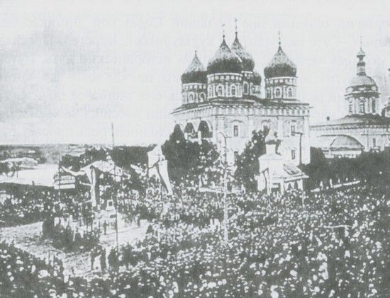 Открытие памятника Александру II на соборной площади 12 октября 1912 г.